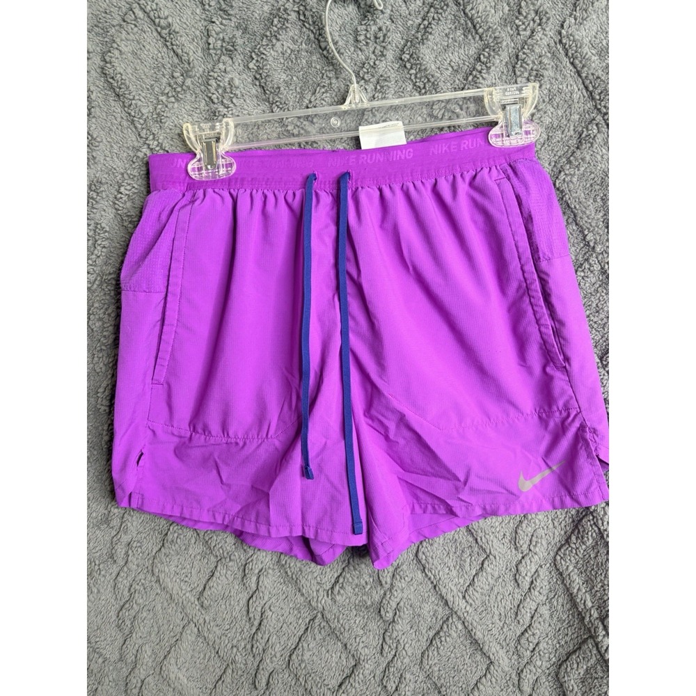 Pink Magenta Nike Dri-Fit Lined Athletic Gym Running Shorts Men's Small